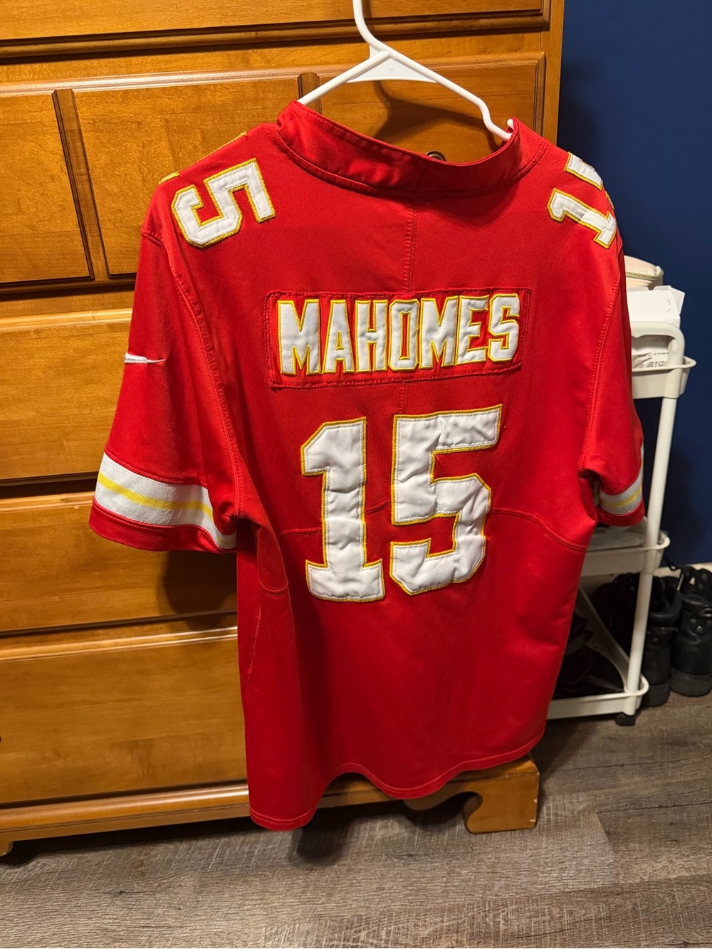NFL Red Mahomes #15 Football Jersey